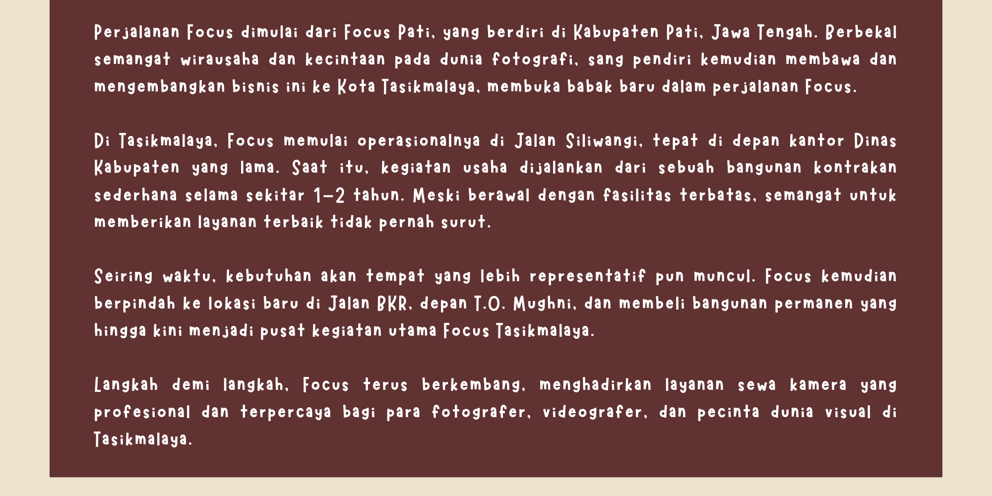 Tentang Focus Tasikmalaya